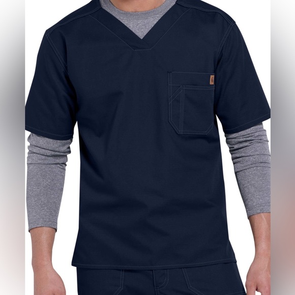 Carhartt Other - Carhartt mens size xl blue medical scrub nursing top
